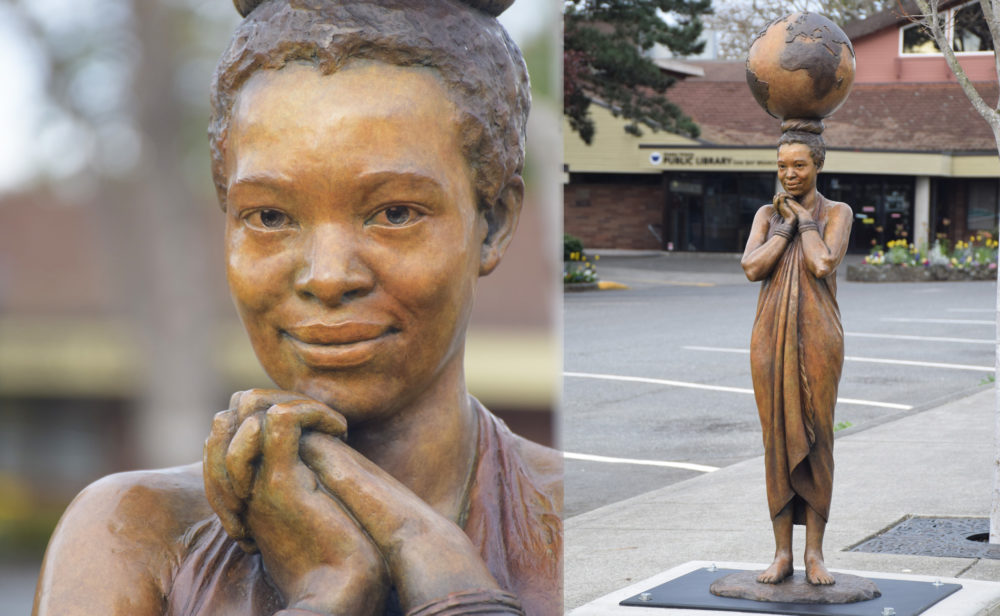 Mother of Peace Sculpture in Oak Bay